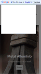 Mobile Screenshot of metalalluminio.it